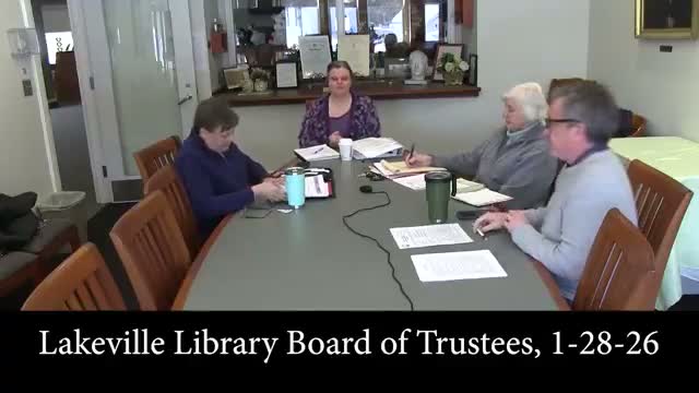 Lakeville trustees discuss reinstating long-serving staffer; union process and job-class questions flagged