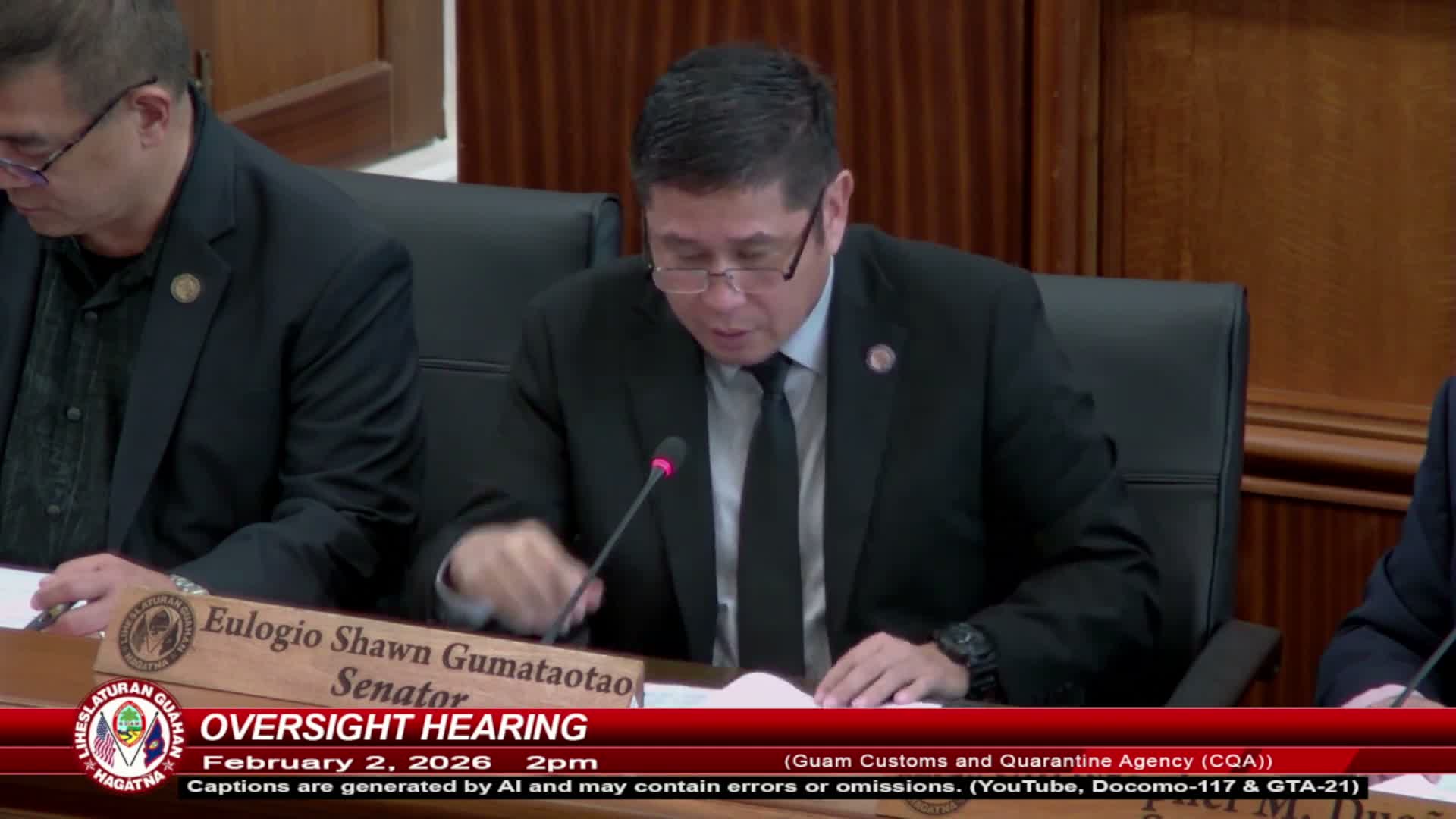 Guam lawmakers press Customs on unspent appropriations and access to FY25 lapses