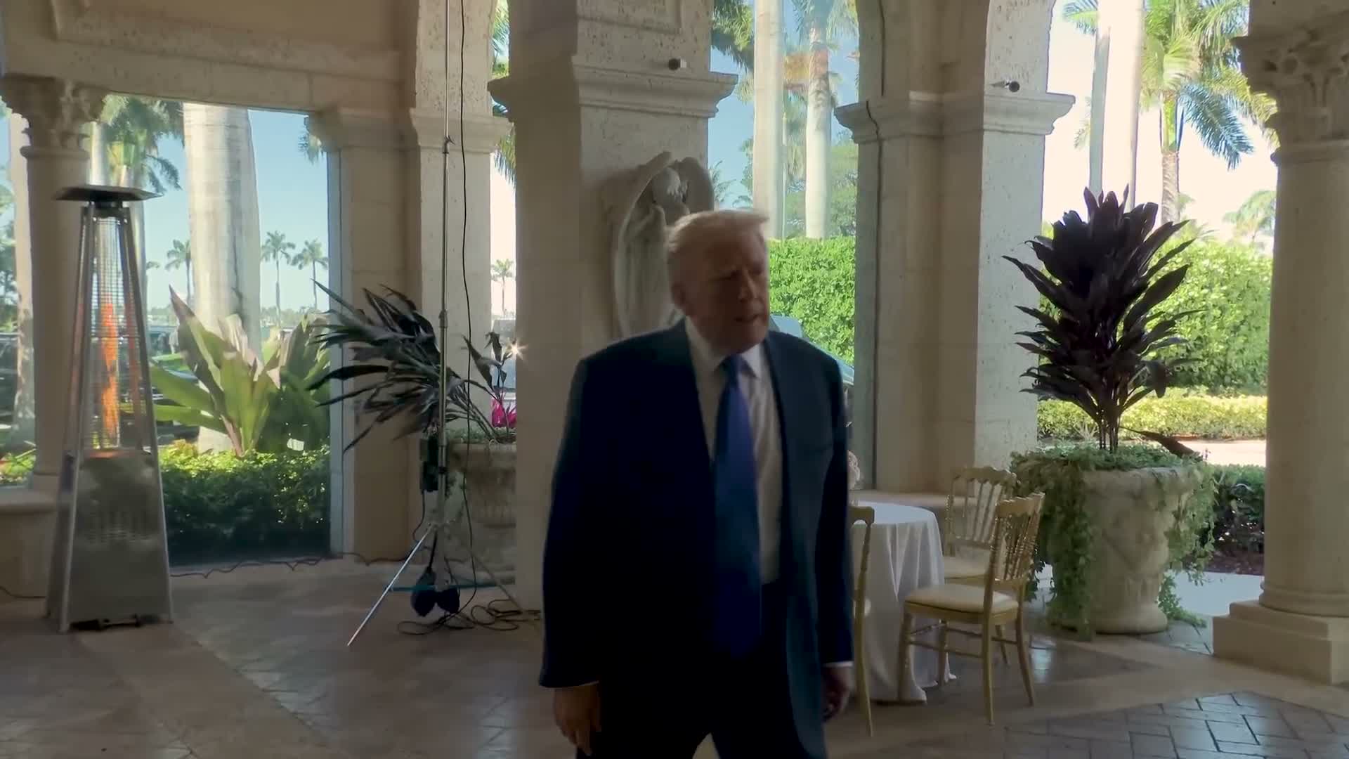 Donald Trump signals firm military posture on Iran, says talks with Cuba are underway