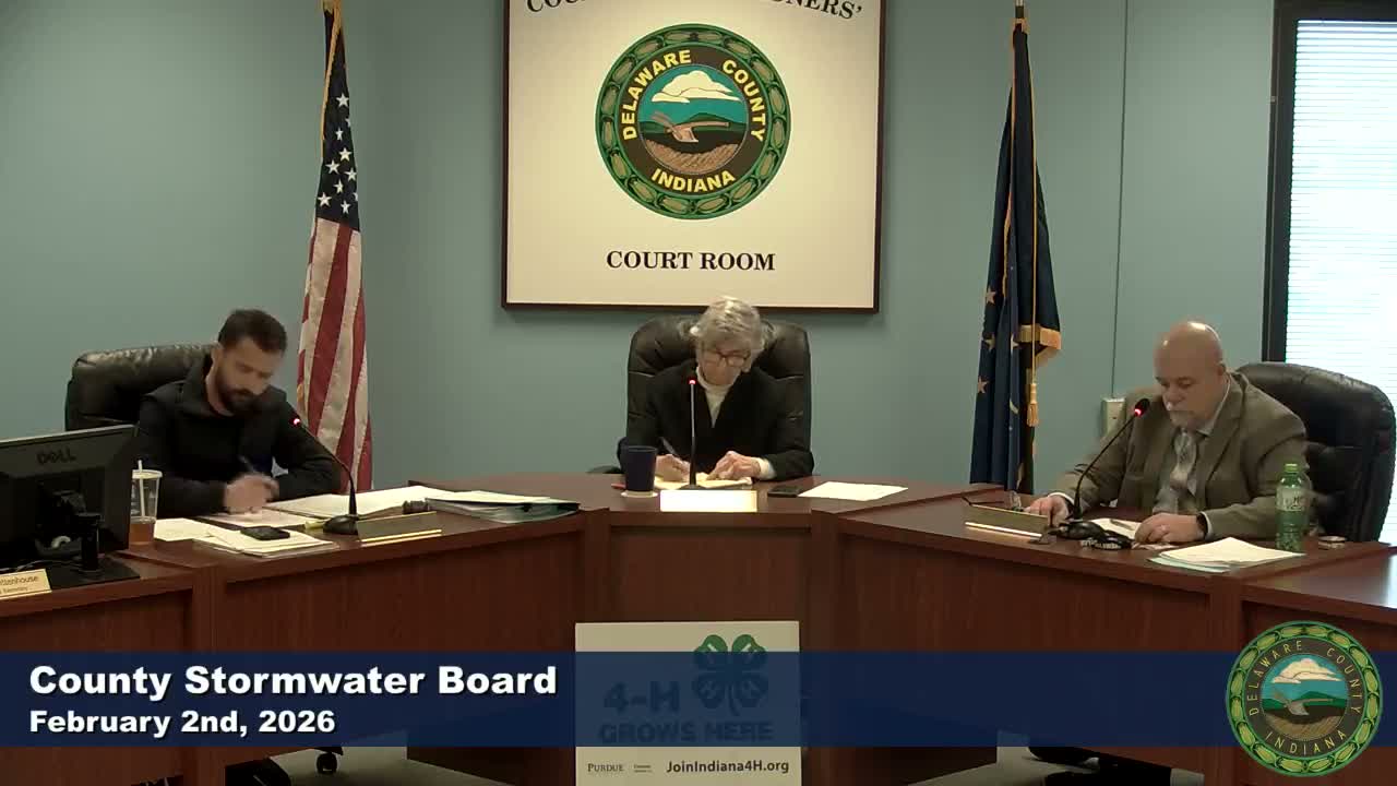 Stormwater board approves Cooley to do Orchard Street repairs; voice vote