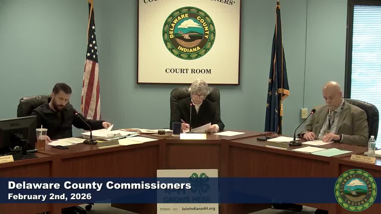 Delaware County adopts ordinance vacating road and bridge near Corinth Christian Church