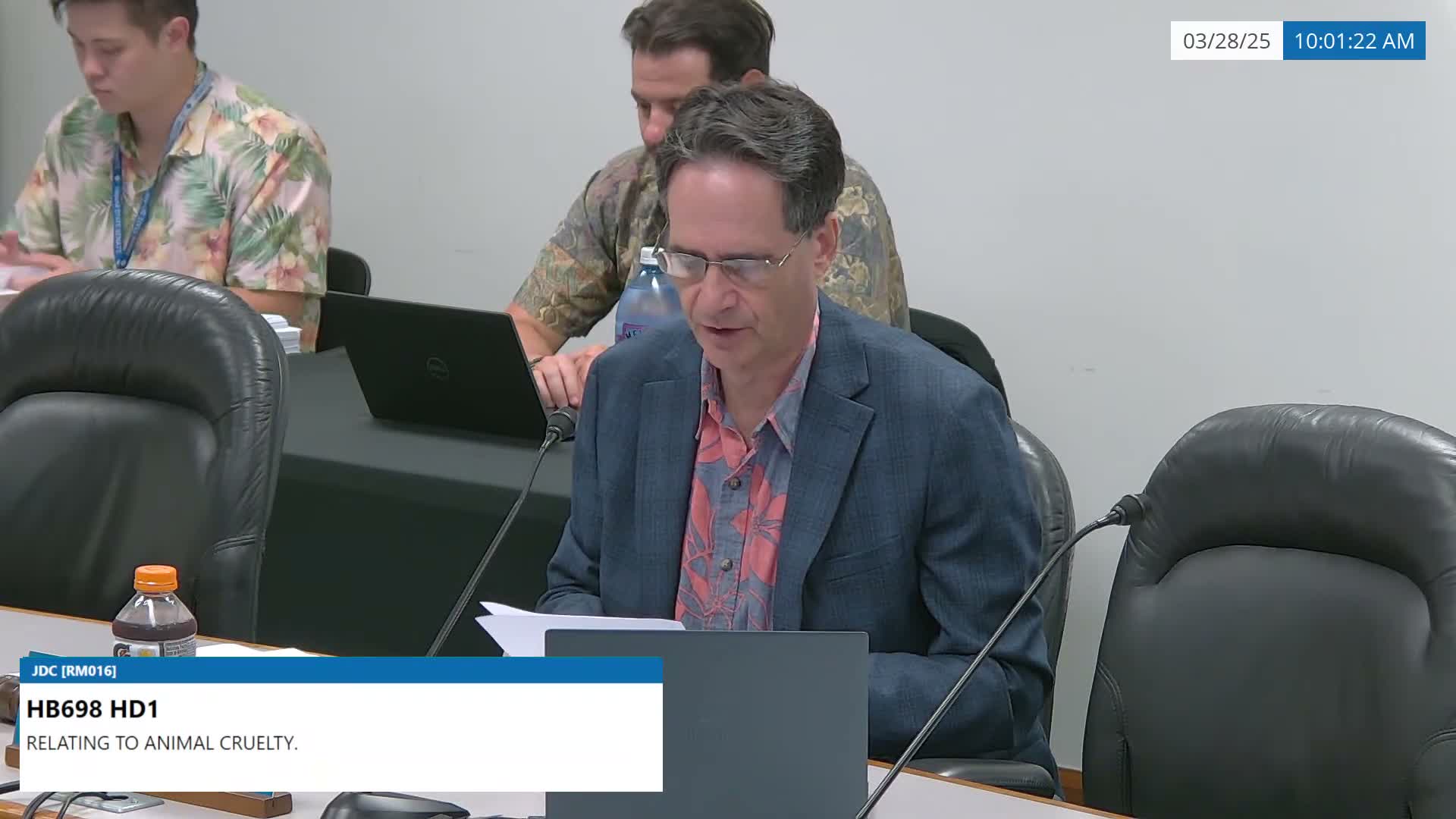 Senate Judiciary defers decision on HB 698 after divided testimony on tougher animal‑cruelty penalties