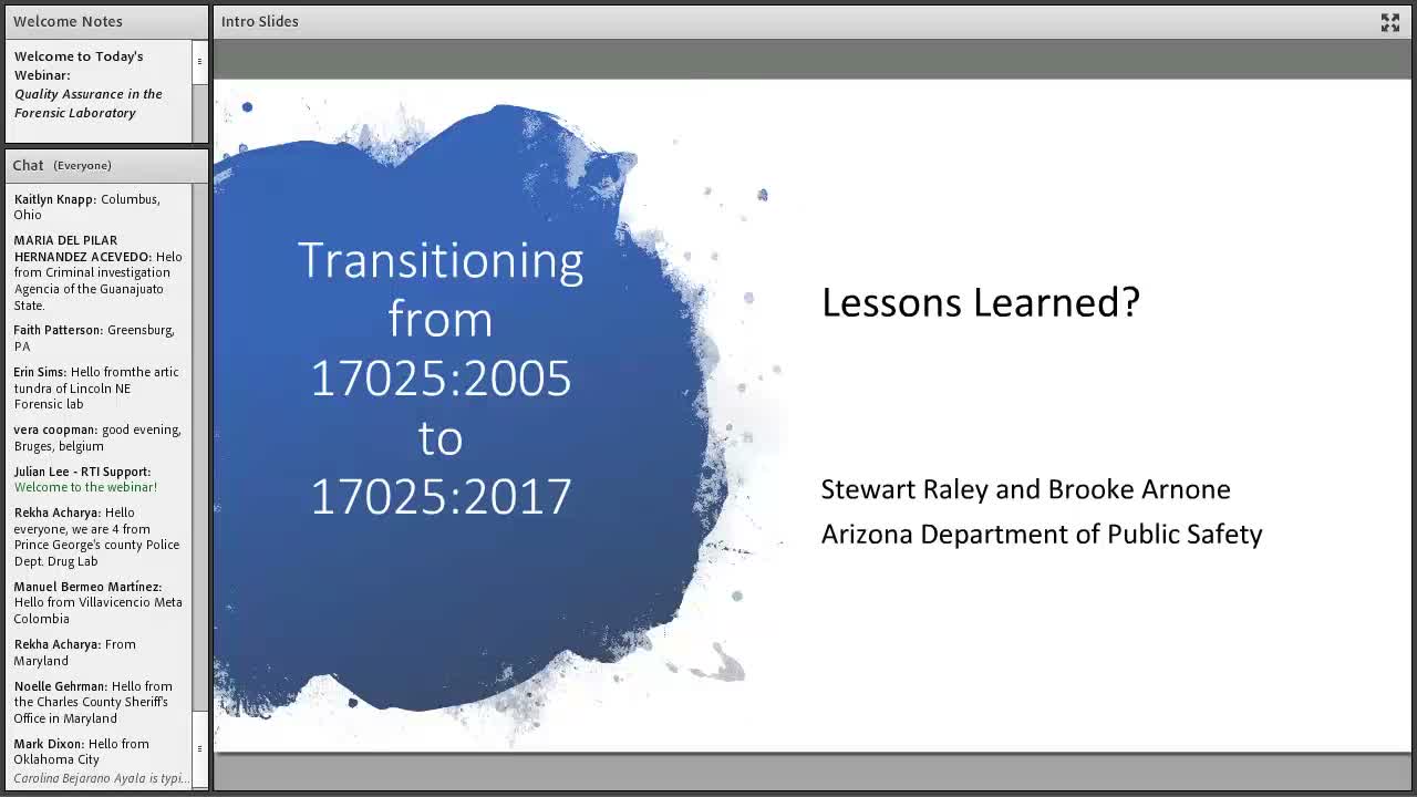 Arizona lab leaders outline practical steps to transition to ISO/IEC 17025:2017 accreditation