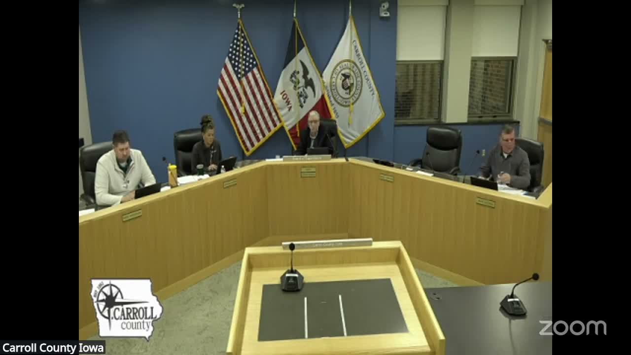 Carroll County approves bids for diamond grinding on M‑14 and M‑68 and a Sycamore Avenue box‑culvert replacement