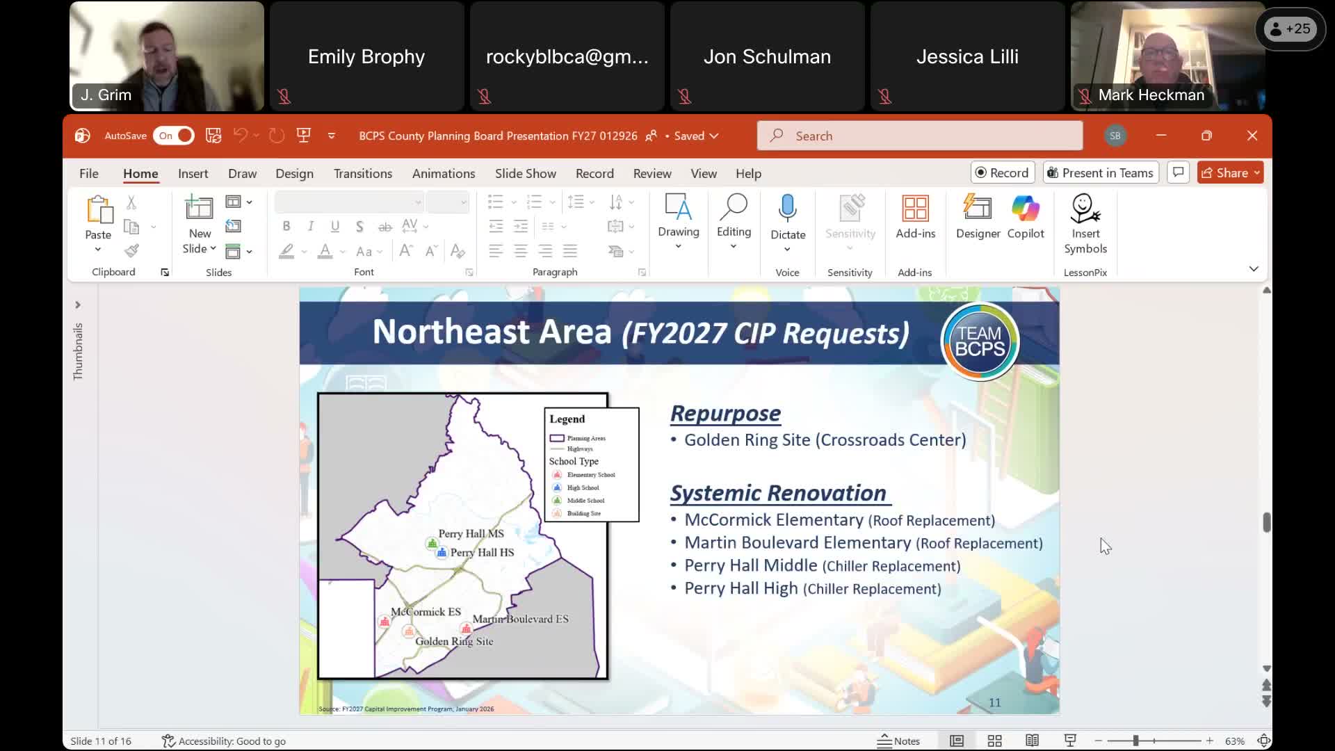 Baltimore County schools lay out FY27 capital priorities and warn funding shortfalls could delay projects