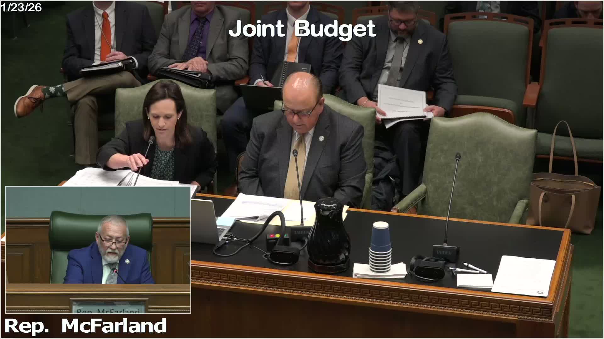 Budget committee certifies $577.1M surplus as commissioner outlines ‘standstill’ executive budget and five‑year gaps