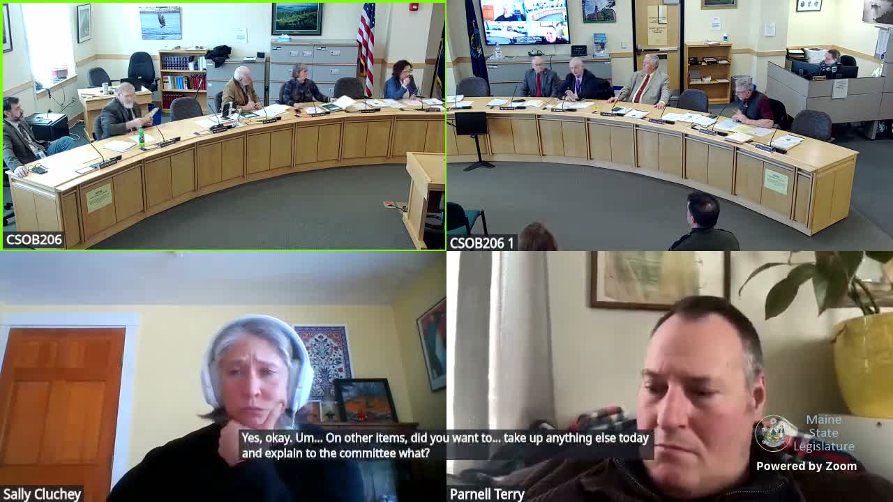 Committee reopens LD 2023 moorings working-group resolve and adds municipal member