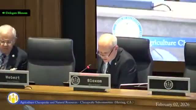 Subcommittee unanimously backs substitute to block risky deep-injection bioslurry projects on Eastern Shore