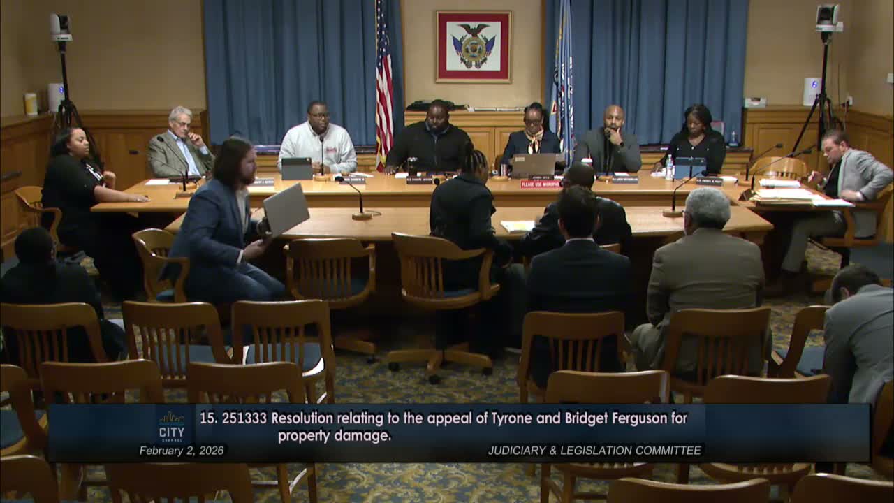 Milwaukee Judiciary Committee recommends mixed outcomes on property‑damage claims, settles several and holds others for more evidence