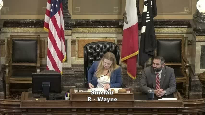 Iowa Senate refers three Senate files to committees during brief opening