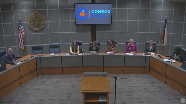 Conroe ISD trustees meet in closed session on board operating procedures; no action taken