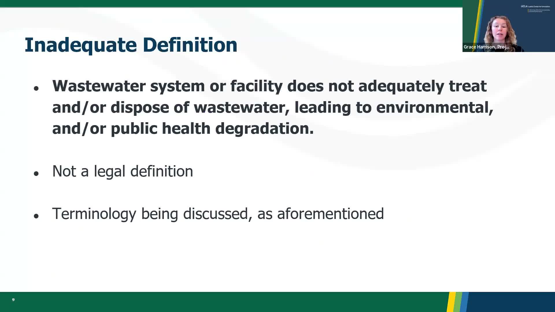State advisory group finalizes methods to flag "inadequate" collection systems based on spills and reporting
