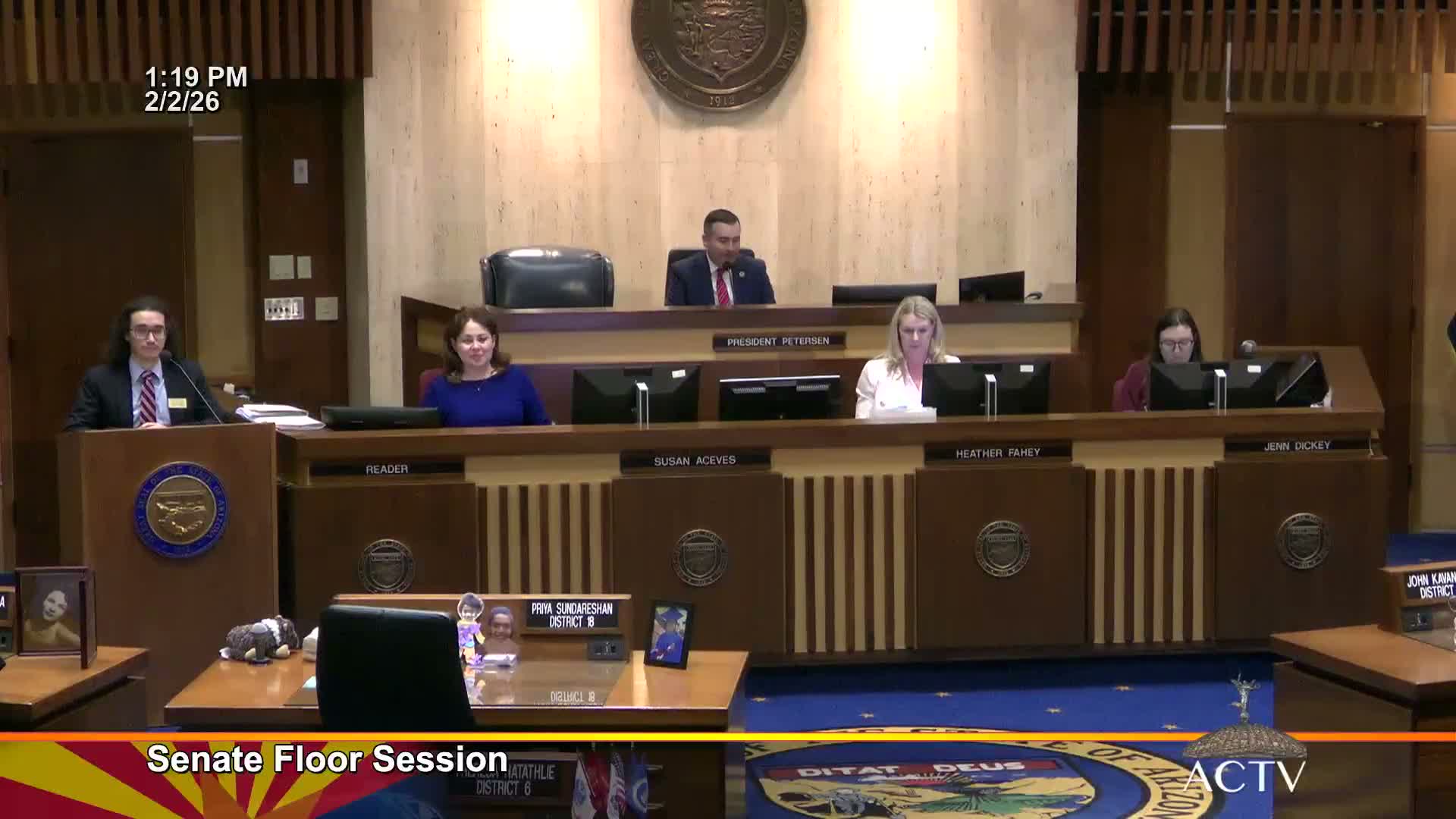 Senate recognizes Lucid Motors, reads dozens of bills on final filing day