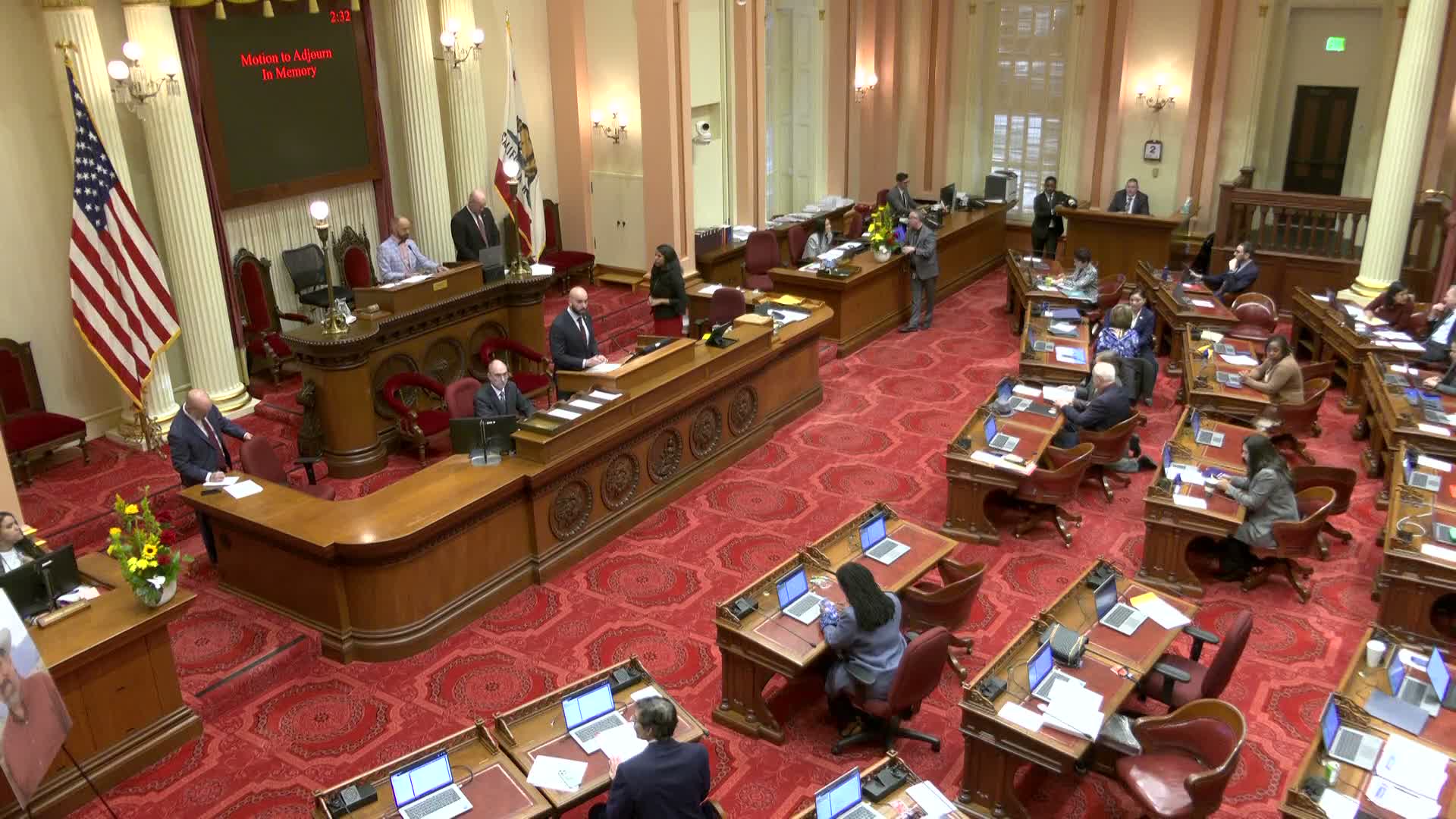 Senate Adjourns in Memory of Congressman Doug LaMalfa and Several Community Leaders