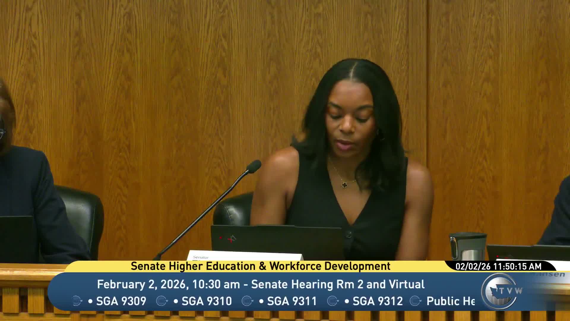 Committee adopts substitute for SB 6325 and reports multiple gubernatorial appointees for confirmation