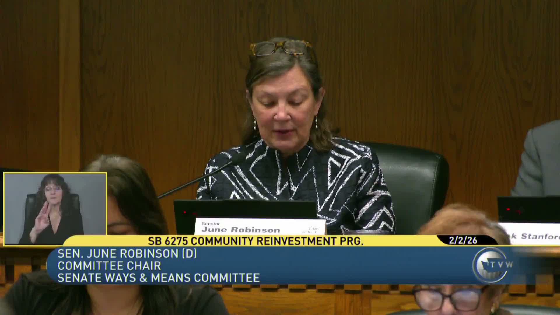 Committee considers education, paid‑leave, judiciary and veterans bills in full hearing