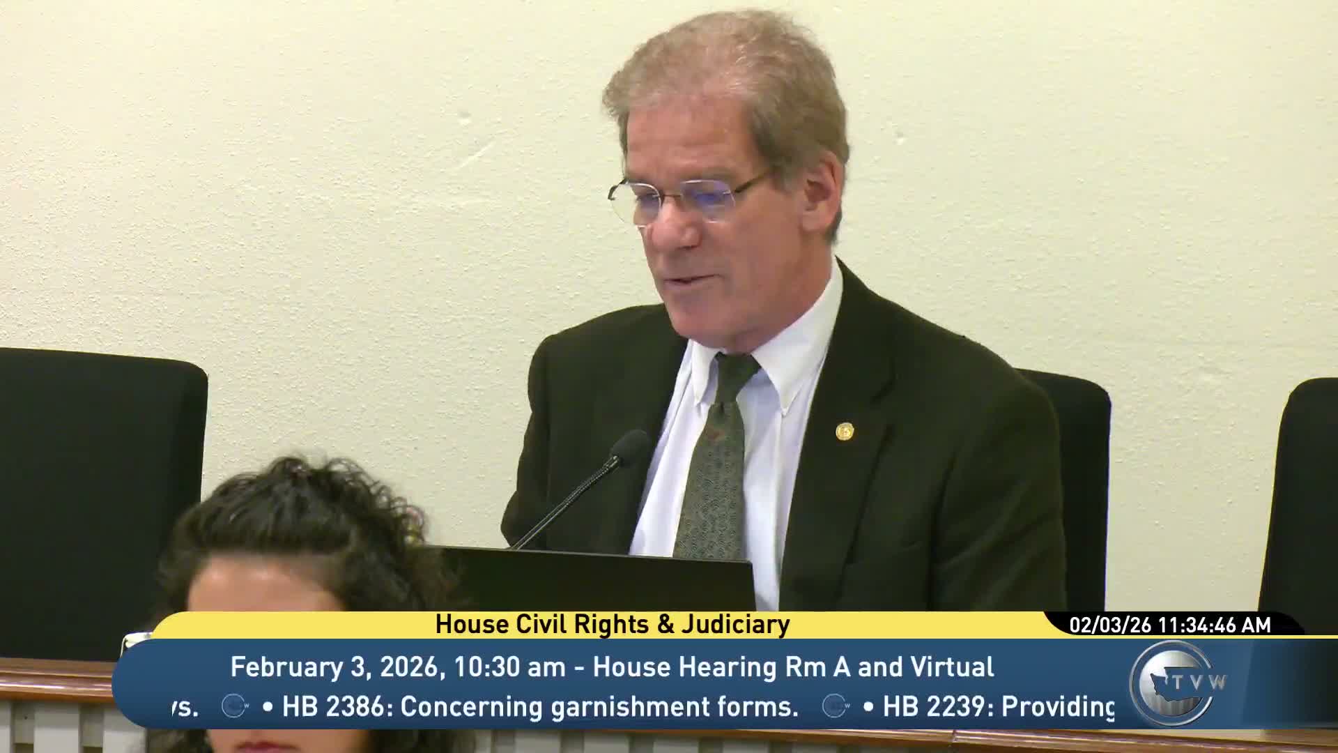 Committee roundup: civil-rights and judiciary panel adopts reporting fix, advances garnishment reform and passes farm-related substitute