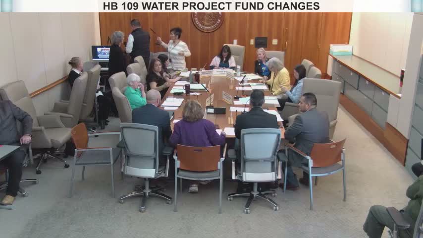 Committee backs amended bill letting NMFA speed water projects; do-pass 7–1