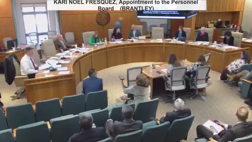 Senate committee advances Carrie Fresquez to full Senate for State Personnel Board seat
