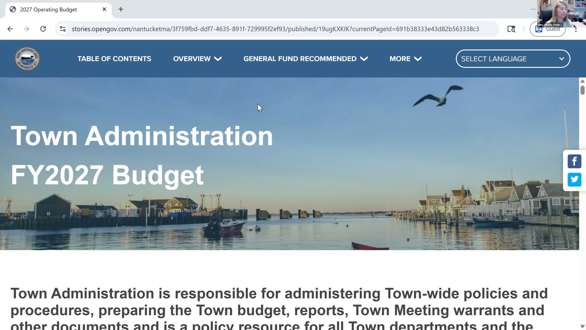 Finance committee begins FY2027 budget review, highlights staffing and capital requests