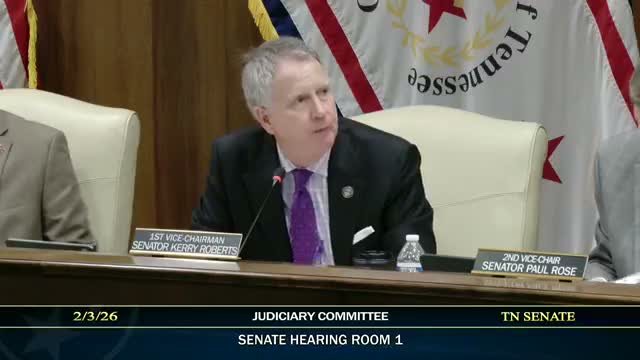 Votes at a glance: Tennessee Senate Judiciary Committee advances multiple bills, rejects county handgun-permit option