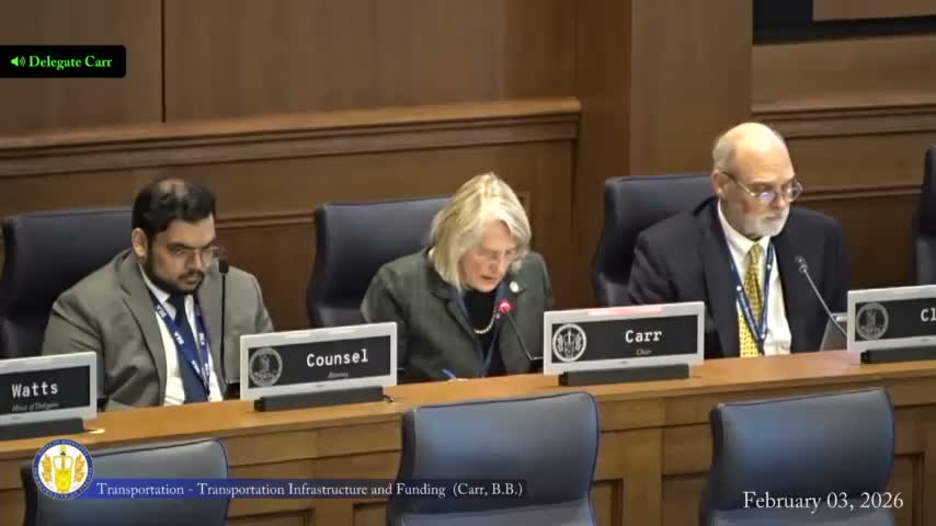 Subcommittee backs Petersburg parking authority bill, reports it 10‑0