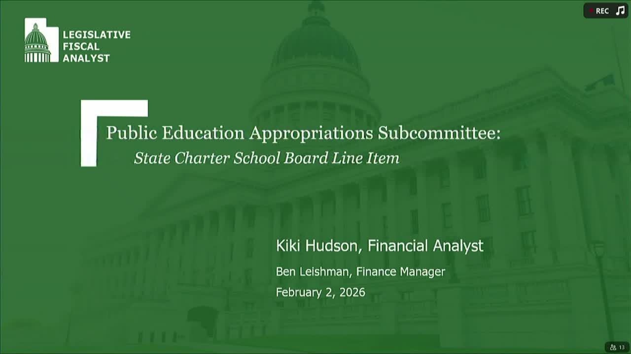 Lawmakers Hear Charter School Funding Review; Advocates Seek $15.995M One‑Time Fix and Comprehensive Study