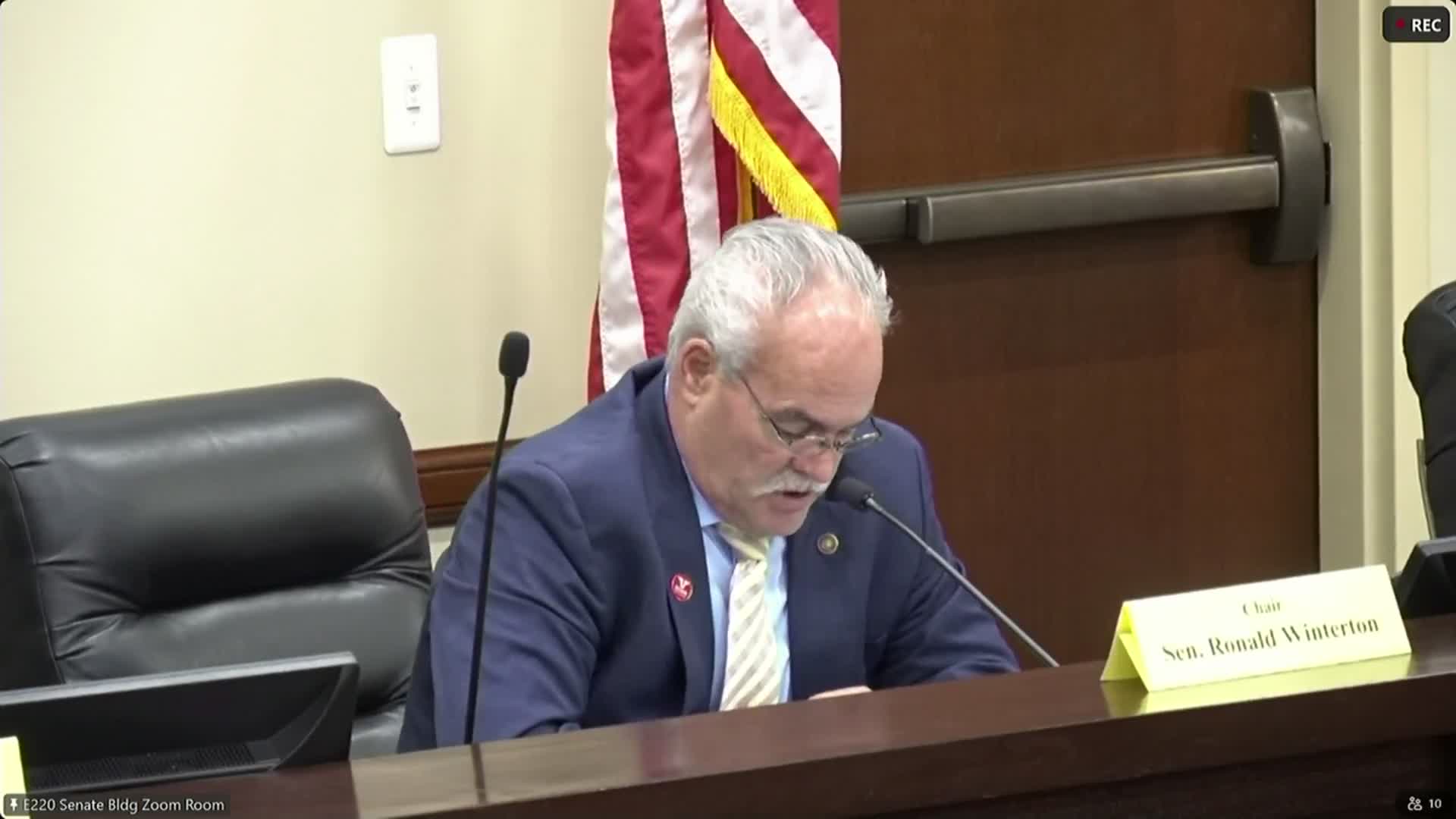 Senate committee endorses joint resolution urging federal term limits, draws large, mixed public turnout