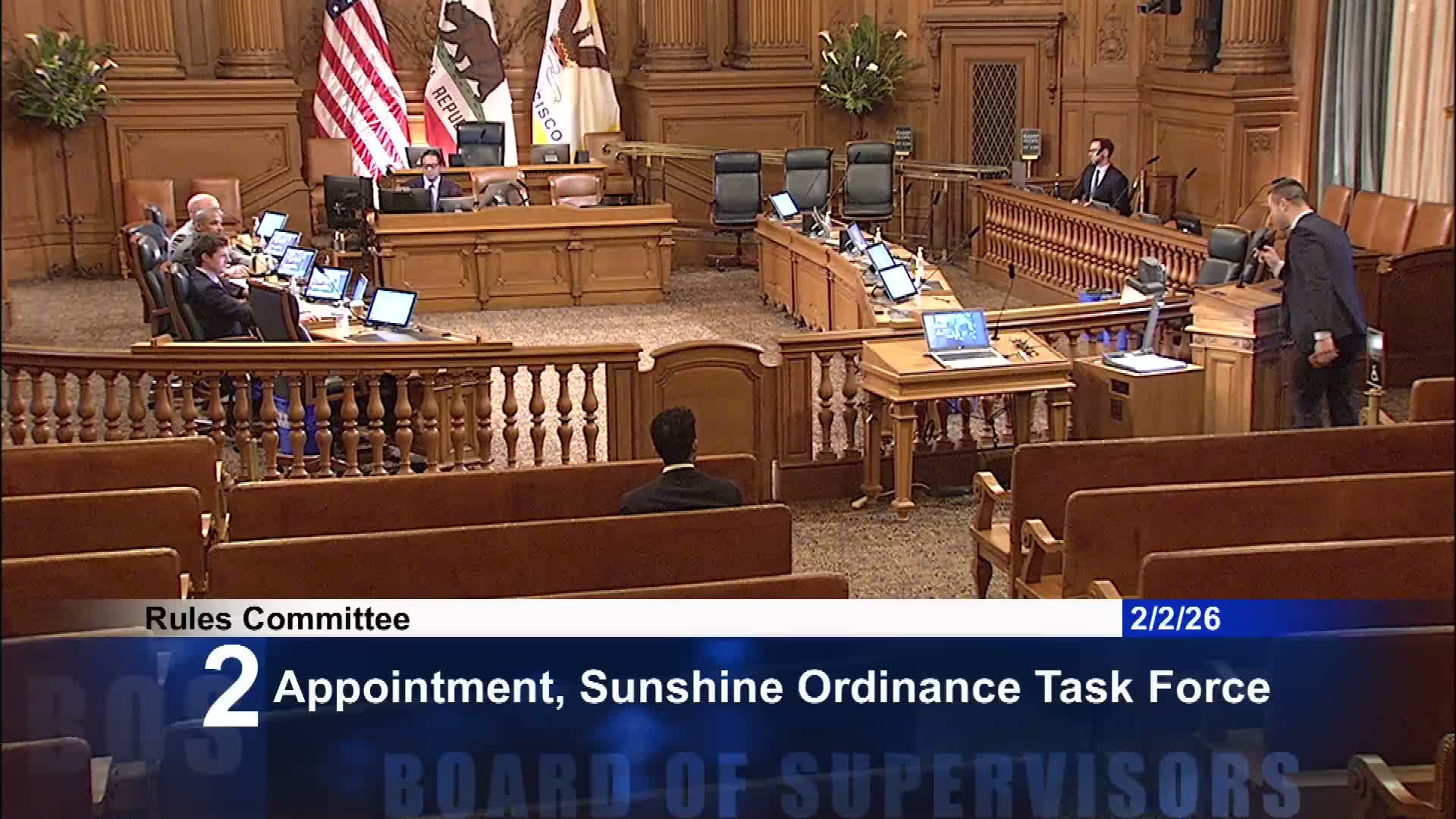 Committee recommends Joe Sanchoardi for Sunshine Ordinance Task Force seat