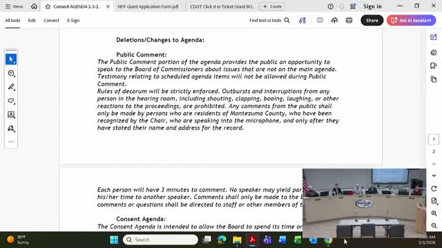 Residents urge Montezuma County to revisit term limits and define 'blight' before action