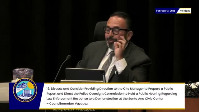 Council directs staff to prepare report and debates where to host public review of June 2025 protest response