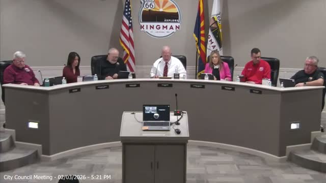 Kingman council adopts procurement code updates, approves March town hall format