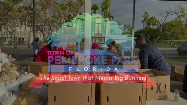 Pembroke Park resumes monthly food giveaway, FarmShare donates produce and frozen chicken