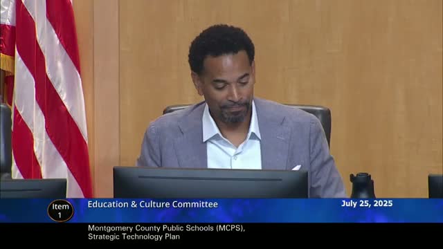 MCPS forms Division of Technology Services, plans strategic tech plan update and draft AI regulation this fall