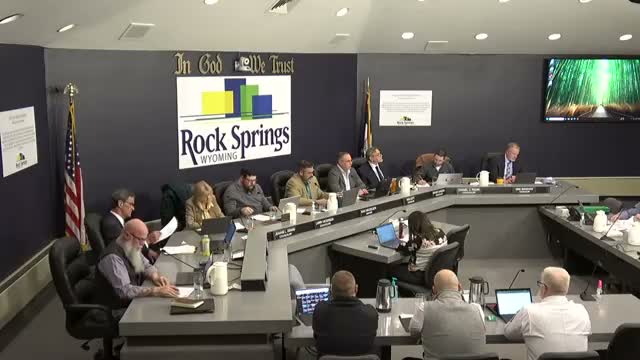 Wyoming senator briefs Rock Springs council as cities brace for budget-session tax proposals