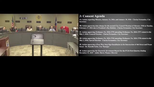 Freeport council approves all-way stop at 4th Street and Pecan after resident safety complaints