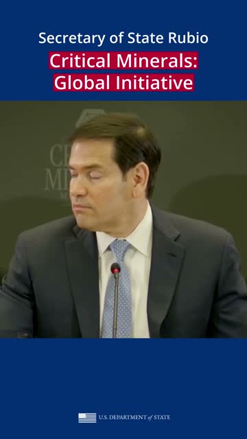 Unidentified Speaker urges international push to diversify critical-minerals supplies and harden supply chains