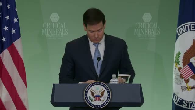 Rubio says Argentina and Morocco can play roles in critical‑minerals initiative but no migration deal is confirmed