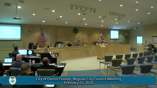 At a glance: key votes and contract approvals from Destin council’s Feb. 2 meeting