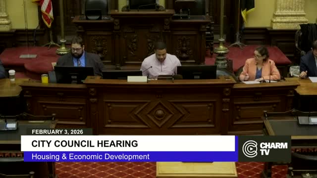 Housing committee backs renewal of Charles Village Community Benefits District