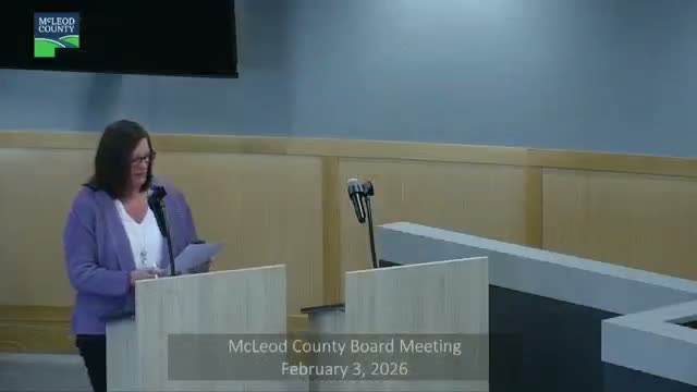 McLeod County approves ditch hearings, awards Highway 18 contract, ratifies sergeants’ union deal and approves plats