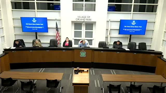 Orland Park planning commission approves corrective action for Old Orland Park Library exterior work