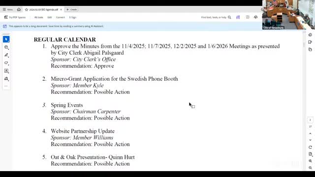 Kingsburg BID schedules inclusive Spring Stroll on April 23, forms planning subcommittee