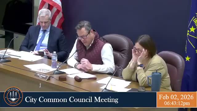 La Porte council approves 2026 budget transfers to cover road match and other line items