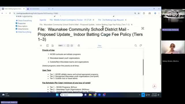 Facility committee approves powered entry gates at new middle school over manual option
