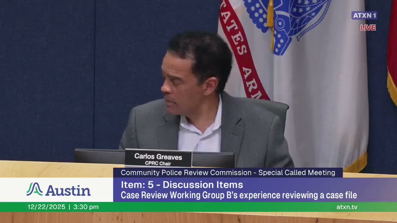 CPRC presses APD on Chapter 2-15 compliance, votes to invite police chief to April meeting