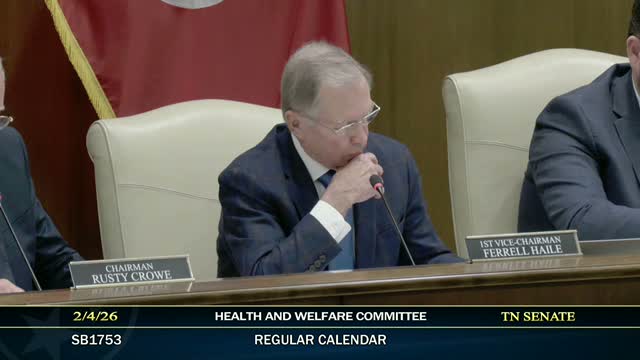 Committee approves amendment to clarify medical-necessity standards and moves SB 1753 to the calendar