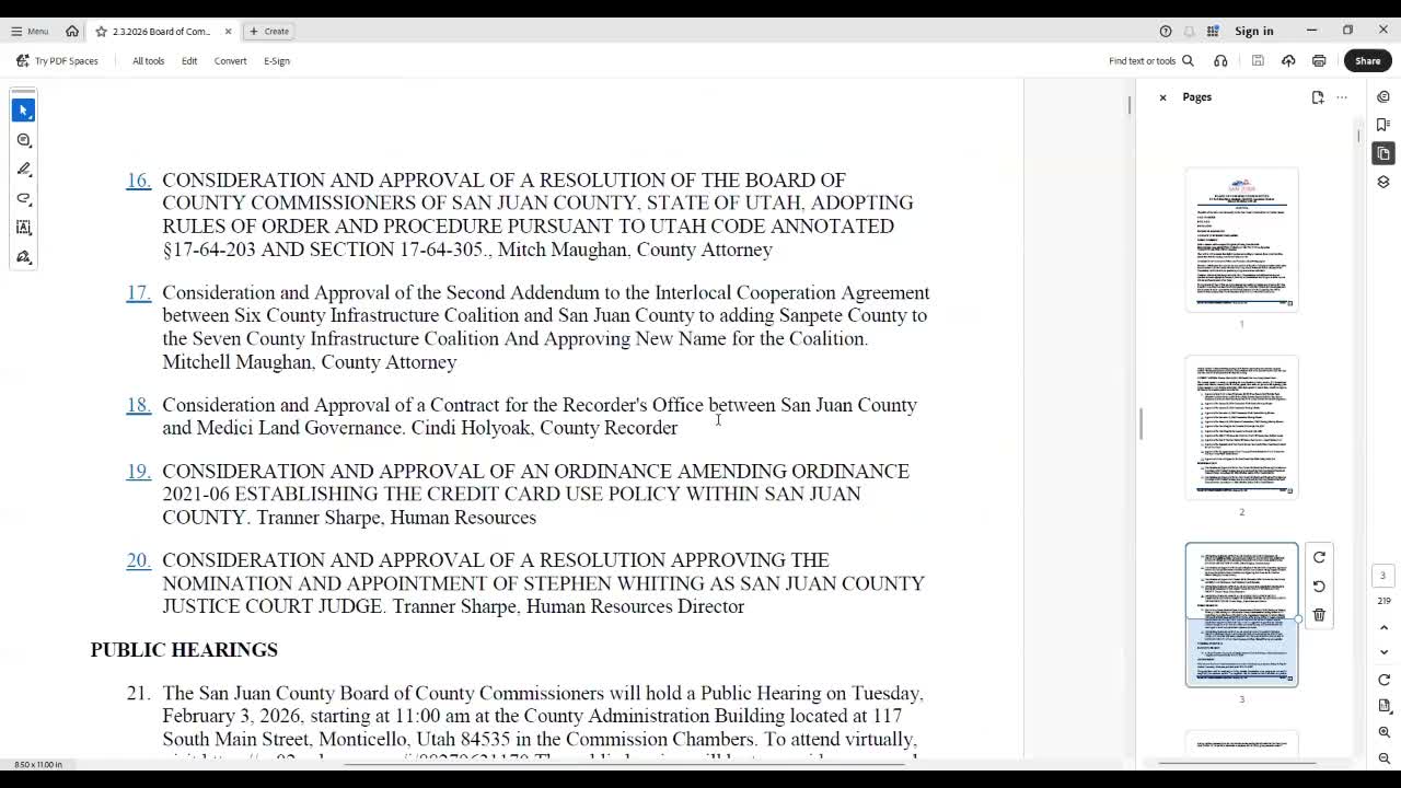 Commission approves addendum to expand regional infrastructure coalition