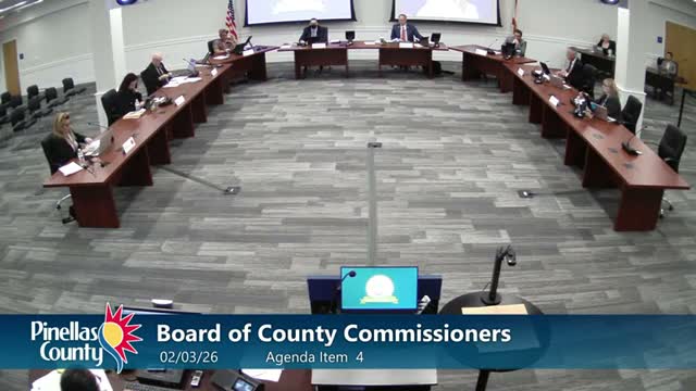 Pinellas commissioners approve budget amendments, Vision Zero study and interlocal wastewater, NPDES agreements