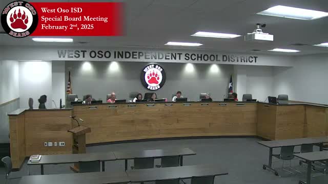 WEST OSO ISD board unanimously extends superintendent contract, approves 3% raise